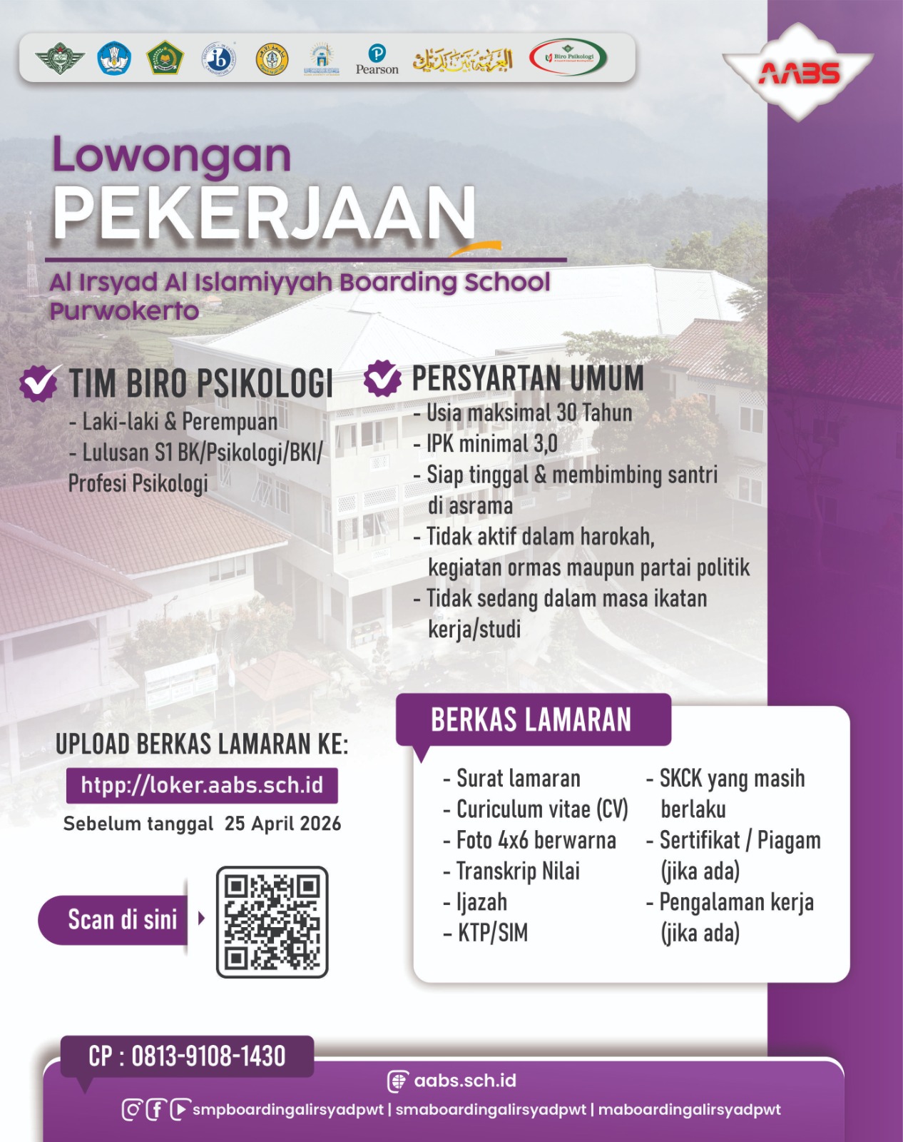 Loker Biro Psikologi Purwokerto